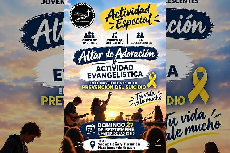 dos Prevención del suicidio: la Iglesia del Camino realizará un 